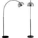 Ver imagem 1 de Luminária Piso Chão 190cm Base Mármore Ajustável Arco Coluna Pedestal Gimpo Pf-06-bbs