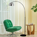 Ver imagem 7 de Luminária Piso Chão 190cm Base Mármore Ajustável Arco Coluna Pedestal Gimpo Pf-06-bbs