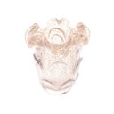 Ver imagem 1 de Vaso de Vidro Italy Transparente e Dourado 11,5cm X 11,5cm X 13cm