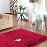 Tapete para Sala Quarto Classic Peludo/Felpudo Retangular 140x100cm Casen Cor: Vermelho - 2