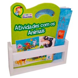 Prateleira Revisteiro para Livros Infantis 40x12x11,5cm - 2