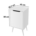 Ver imagem 3 de Gabinete para Banheiro Bn3641 Tecnomobili Branco