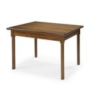 Ver imagem 1 de Mesa Retangular 4 Lugares em Madeira Maciça Castanho