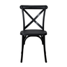 Conj Mesa Eames Dsw 70cm Redondo com 2 Cad Paris Tp Preto - Preto - 6
