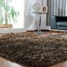 Tapete para Sala Quartosuper Macio Retangular 200x140cm Marrom Casen - 1