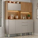 Ver imagem 2 de Kit Cozinha Compacta 7p 2g 178 Cm Pitaya Amendola Nude Prime Demobile