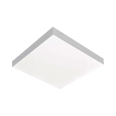 Luminária LED 25W 3000k sobrepor Valencia 36x36 Tualux