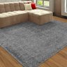 Tapete de Sala Peludo Pelliccia 1,00Mx1,40M Cinza Casen - 3