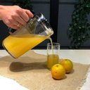 Ver imagem 2 de Jarra de Suco 2 Litros com Tampa Inox Água Saborizada Servir Mesa Refresco Bebidas Drinks Grande
