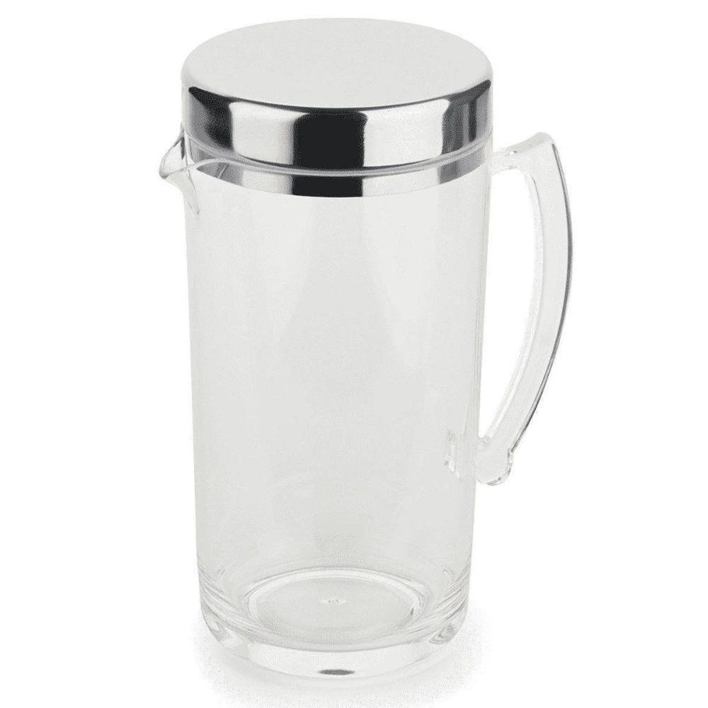 Jarra de Suco 2 Litros com Tampa Inox Água Saborizada Servir Mesa Refresco Bebidas Drinks Grande - 8