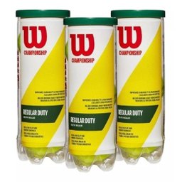 Bola de Tênis Wilson Championship Regular Duty - Pack C/3 Tubos - 1