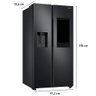 Geladeira Family Hub Side By Side RS58T5561B1 Digital Inverter Frost Free Bluetooth e Wi-Fi 585 Litr - 10