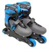 Patins Azul 2em1 Ajustável Dm Toys Original 32-34 - 2