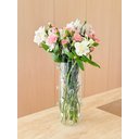 Ver imagem 2 de Vaso Vidro Decorado com Gemas de Vidro Incolor 25 Altura X 10 Cm