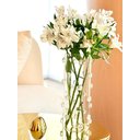 Ver imagem 4 de Vaso Vidro Decorado com Gemas de Vidro Incolor 25 Altura X 10 Cm