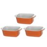 Conjunto 3 Assadeiras Refratário Em Cerâmica Com Alça 15,5cm - 1