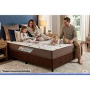 Ver imagem 2 de Cama Box Casal: Colchão Ortopédico Ortobom D45 Iso 150 Mega Firme + Base Crc Suede Brown (138x188)