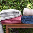 Ver imagem 6 de Manta Neo Mares Solteiro Neo Clássico Camesa 150x220 - Marinho