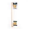 Porta Toalha de Banho Rosto Dourado Fosco Fixação sem Furo - 4