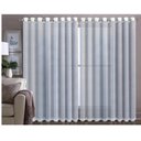 Ver imagem 1 de Cortina Gaze de Linho Branco 6,00 X 2,60 sem Forro Sala/quarto