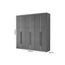 Ver imagem 4 de Guarda Roupa Casal 6 Portas Ripadas e 6 Gavetas Portugal Cinamomo - Conquista