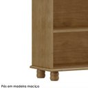 Ver imagem 4 de Estante Livreiro Madeira Maciça 85 Cm 8964 Freijo Milani Store