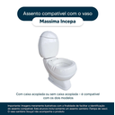 Ver imagem 2 de ASSENTO MDF PARA LINHA INCEPA MASSIMA LAQUEADO BONE BEGE AREIA   BIGUA
