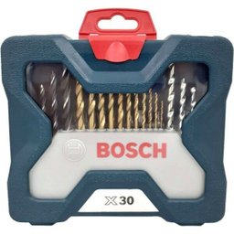 Jogo De Brocas E Pontas Bits Com 30 Peças X-line Titânio Bosch - 1