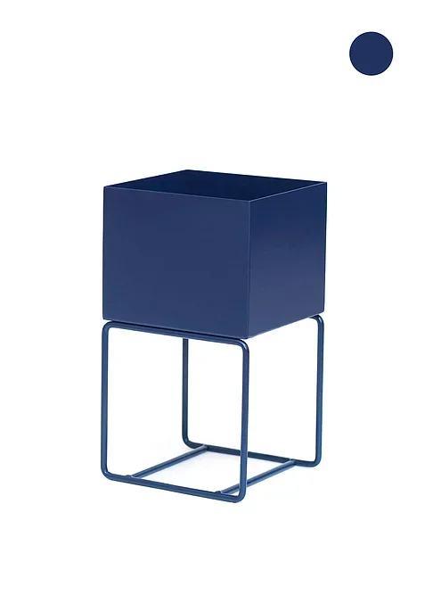 Cachepot para Plantas - 22x22x40 - Azul - 1