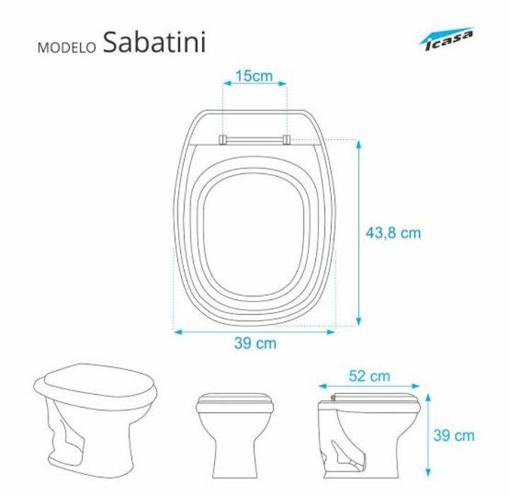 Assento Almofadado Sabatini Branco - 2