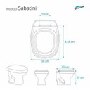 Ver imagem 2 de Assento Almofadado Sabatini Branco