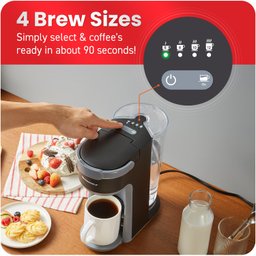 Elite Gourmet Ehc323 Coffee Maker 2-in-1 6-12oz Preto - 3