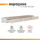 Ver imagem 5 de Penteadeira Suspensa 3 Gavetas Aspen Off White Edn