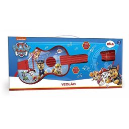 Violão Infantil Patrulha Canina - Vermelho - Elka - 2