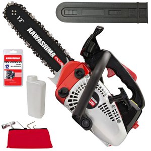 Motosserra Leve Kawashima KCS260P À Combustão 2 Tempos 25,4cc Com Sabre 12" Para Pomares