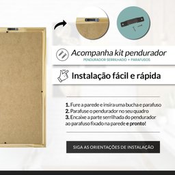 Kit 2 Quadros Decorativos Formas Elegante Sala - 6