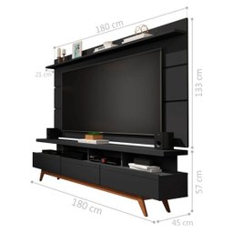 Home para TV 1.8 Polaris Preto - 2