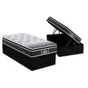 Ver imagem 1 de Cama Box Baú Solteiro: Colchão Anatômico Probel D28 / EP Guarda Costas PróMiddle Plus Pillow Top + B