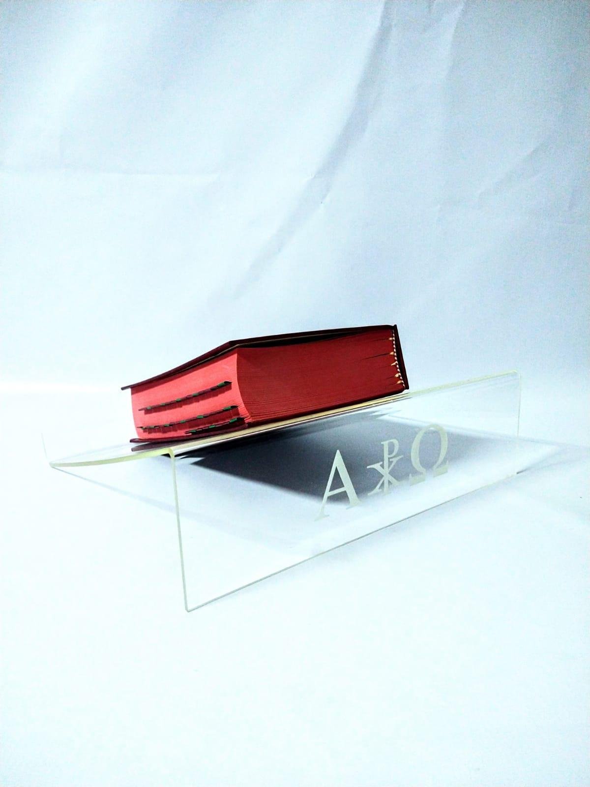 Suporte Porta Missal Romano para Altar Acrílico Med 35x30x10 - 2