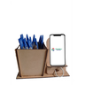 Porta Canetas Suporte para Celular em Mdf Natural - 2
