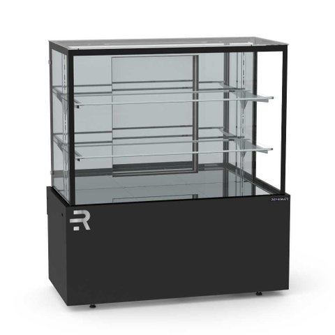 Vitrine Confeitaria Seca Vanguard Top 1,10 Metros Preto Cvts1100 220v - Refrimate