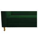 Ver imagem 6 de Recamier Valéria 140cm Lado Direito de Quem Senta Sala de Estar Suede Verde - Incasa Decor