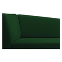Ver imagem 5 de Recamier Valéria 140cm Lado Direito de Quem Senta Sala de Estar Suede Verde - Incasa Decor