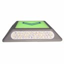 Ver imagem 5 de Tacha Refletiva Fluorescente Kit 2 Uni Olho de Gato Sinalizaçao Viaria Rodovia Transito Estrada Pavi