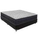 Ver imagem 1 de Cama Box Preto e Colchão Airtech 150 Espuma D45 Casal Ortobom