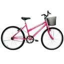Ver imagem 1 de Bicicleta Aro 24 Feminina Bella Com Cesta Cairu