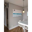 Ver imagem 2 de Quadro Abstrato Pintura Mão em Tela P/Sala 180x100