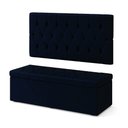 Ver imagem 2 de Kit Painel Centaurus 140 e Calçadeira Sagitarius Veludo Aradecor