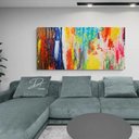 Ver imagem 1 de Quadro Tela Abstrato Hall Sala Quarto