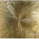 Ver imagem 2 de Quadro Abstrato Moderno Pintado Ouro Dourado Sala Original